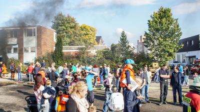 Dagersheim: Feuerwehr Uebung mit Mitmach-Stationen