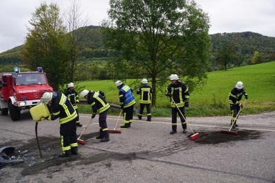 Bad Ueberkingen : Schwerer Verkehrsunfall - Zwei Verletzte bei Frontalzusammenstoss
