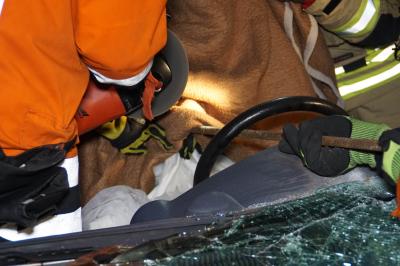 Remchingen: Grossuebung der Feuerwehr und des DRK Remchingen