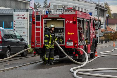 Magstadt: Die Feuerwehr Magstadt probt den Ernstfall