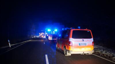 Suttgart-Buesnau. Schwerer Unfall fordert zwei schwer verletzte
