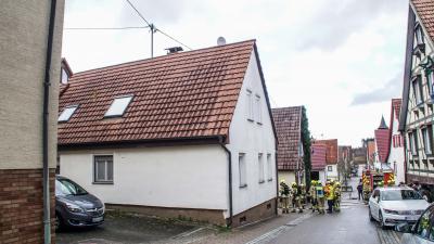 Rutesheim:  Feuerwehreinsatz bei Kaminbrand in Rutesheim
