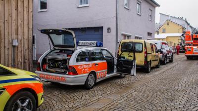 Gerlingen: Kranfahrer muss auf luftiger Hoehe gerettet werden
