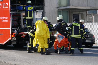 Pforzheim: Nach versehentlicher Mischung von Chemikalien Firma vorsorglich geraeumt