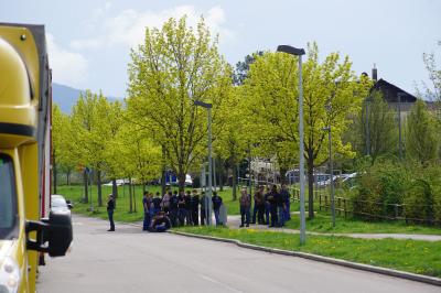 Weilheim Teck : Brand in Firma