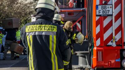 Grafenau: Rauchentwicklung im Keller sorgt fuer Feuerwehreinsatz in Grafenau-Doeffingen