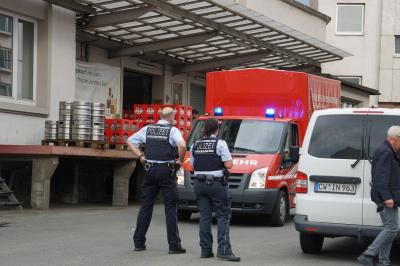 Pforzheim: Ammoniakaustritt in einer Gewerbefirma - eine Person Verletzt