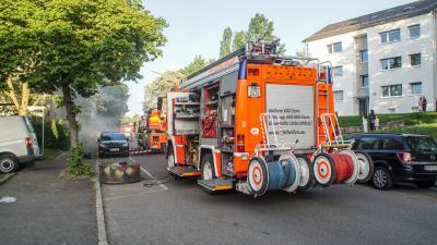 Sindelfingen: Kellerbrand in Mehrfamilienhaus