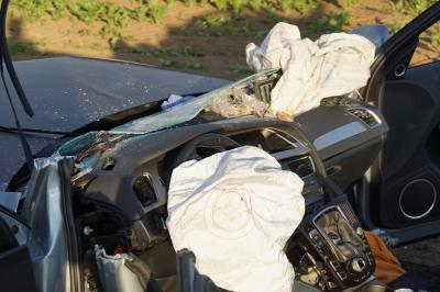 Malsheim: toedl. Verkehrsunfall auf der K1014 nach Ausweichmanoever - mehrere Schwer Verletzte