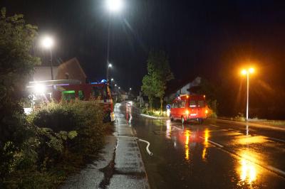 Zell - Aichelberg : Unwetter rufen die Feuerwehr auf den Plan