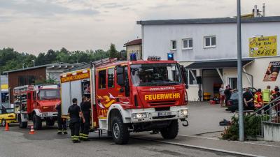 Steinenbronn: Jahreshauptuebung der Feuerwehr und des DRK Steinenbronn - 