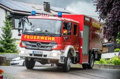 Oberboihingen: Unwetterzelle sorgt fuer vollgelaufene Keller