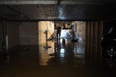 Hochdorf: Wasserpegel sinkt - Erste Schaeden sichtbar