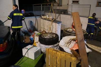 Hochdorf: Wasserpegel sinkt - Erste Schaeden sichtbar