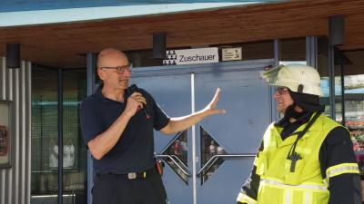 Sindelfingen: Die Jugendfeuerwehr zeigt ihr Koennen in einer grossen Uebung 