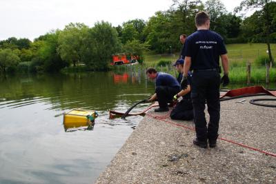 Stuttgart Hofen: Fischsterben am Max Eyth See durch Hitze