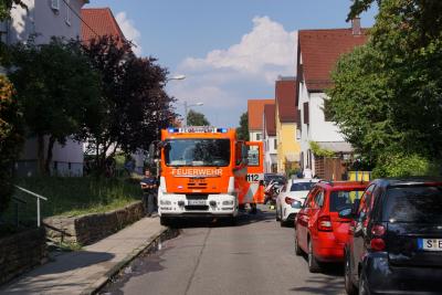 Stuttgart Bad Cannstatt: Drei Verletzte bei Kuechenbrand
