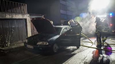 Sindelfingen: PKW brennt voellig aus