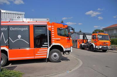 Riederich: Grosseinsatz nach Gasaustritt im Industriegebiet