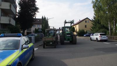 Maichingen : Augebuexte Kuh haelt Polizei auf Trab