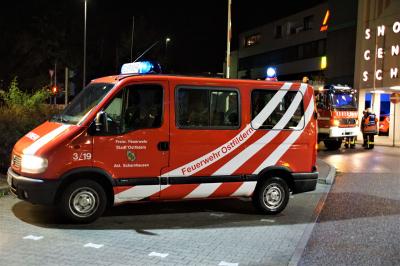 Ostfildern: Pkw-Brand im Parkhaus eines Einkaufszentrums