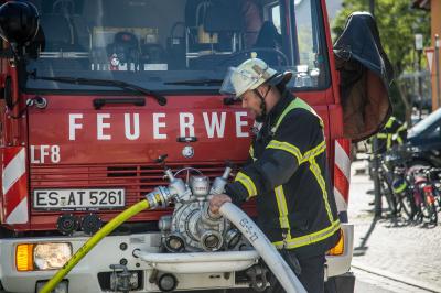 Baltmannsweiler-Hohengehren: Jugendfeuerwehr zeigt beim Feuerwehrfest ihr Koennen