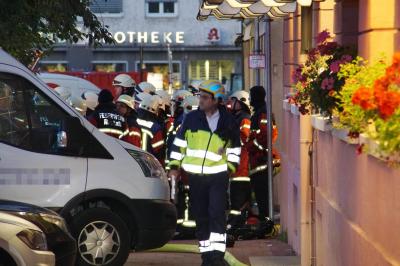 Raststatt: Historisches Gebaeude durch Feuer komplett Zerstoert - drei Verletzte Personen