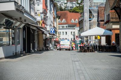 Esslingen: Vermeintlicher Gasgeruch sorgt fuer Sperrung der Inneren Bruecke