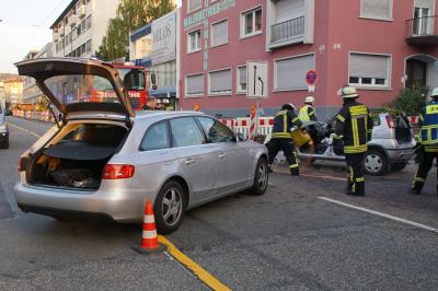 Pforzheim: Seitenzusammenstoss zweier Pkw - eine Person mittelschwer Verletzt