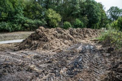 Kirchberg an der Murr: Strohballenlager wurde Raub der Flammen - Moeglicher Zusammenhang mit dem Grossbrand