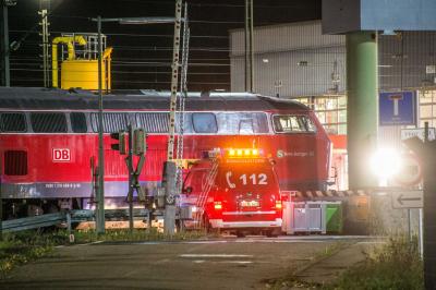 Plochingen: Heizluefter brennt im S-Bahn Betriebswerk