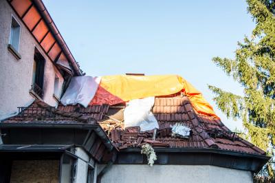 TAGBILDER! Esslingen: Gebaeudevollbrand fordert Verletzte und zwei tote Hunde