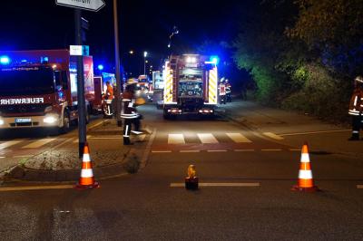 Ettlingen: leeres Verwaltungsgebaeude geraet in Brand