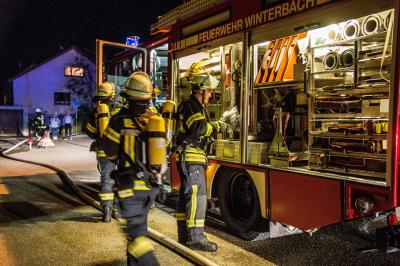 Winterbach: Kamin verraucht Gebaeude