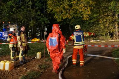 Kreis Goeppingen: Grosseinsatz fuer Rettungskraefte an der NATO-Pipeline Tuebingen-Aalen im Landkreis Goeppingen