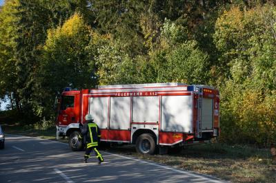 Hohenstadt: Traktor kollidiert mit PKW - 1 verletze Person