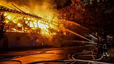 Holzgerlingen: Brand auf dem Golfplatz Schaichhof - Hoher Schaden