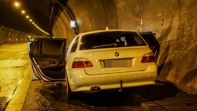 Leonberg-Gerlingen: PKW brennt im Engelbergtunnel - langer Stau