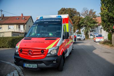 Koengen: Grosseinsatz wegen gestuerzter Frau in Wohnung - Essen verbrannte auf dem Herd
