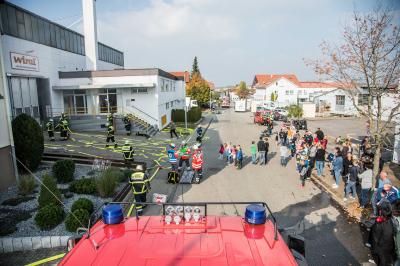 Baltmannsweiler: Hauptuebung der Feuerwehr 