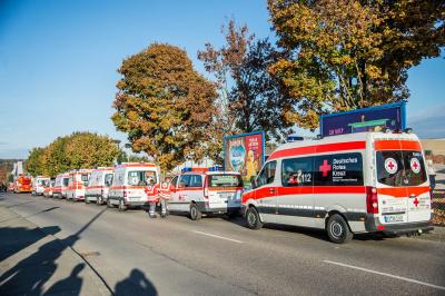 Kirchheim: Rauch im Seniorenheim loest Grosseinsatz aus - 2 Verletzte