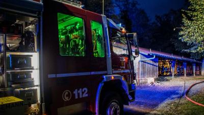 Renningen: Brand in der Bergwaldhalle - Polizei geht von Brandstiftung aus
