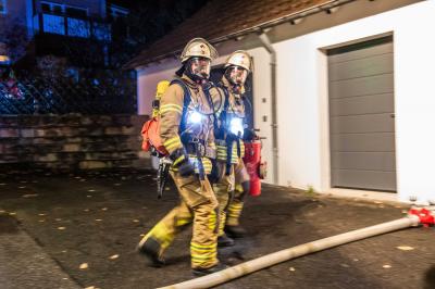 Esslingen-Liebersbronn: Oelofenbrand fordert die Feuerwehr