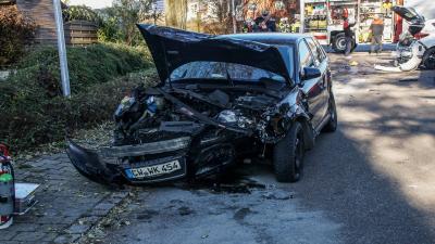 Gaeufelden: Mehrere Verletzte nach schwerem Unfall - Rettungshubschrauber im Einsatz