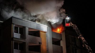 Boeblingen-Dagersheim: Wohnungsbrand im Hochhaus sorgt fuer Aufregung