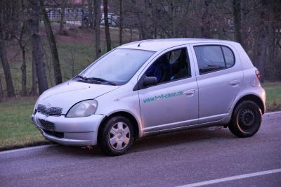 Ostfildern-Scharnhausen: Pkw drohte in die Koersch zu stuerzen