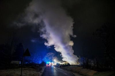 Winterbach: Erneut brennt ein Holzstapel in der Region