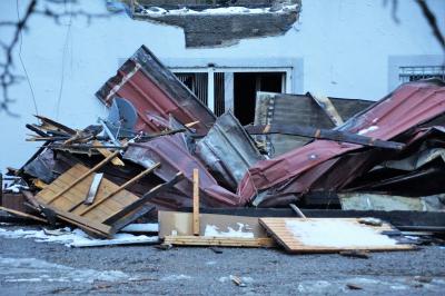 Frickenhausen-Tischardt: 700 000 Euro Schaden nach Vollbrand des Schuetzenhauses
