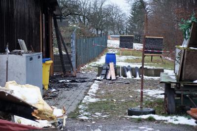 Frickenhausen-Tischardt: 700 000 Euro Schaden nach Vollbrand des Schuetzenhauses