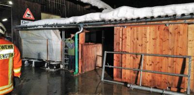 Hohenstadt:  Stalldach eingebrochen Wegen zu hoher Schneelast